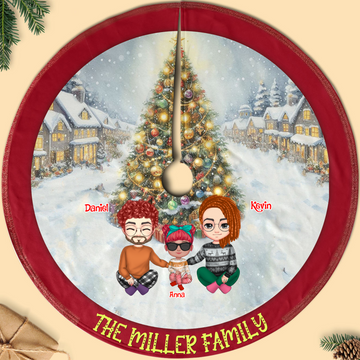 Christmas Pencil Tree Skirt