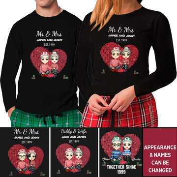 Matching Christmas Pajamas For Couples