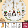 2023 Personalized Christmas Tree Skirt For Cat Lovers