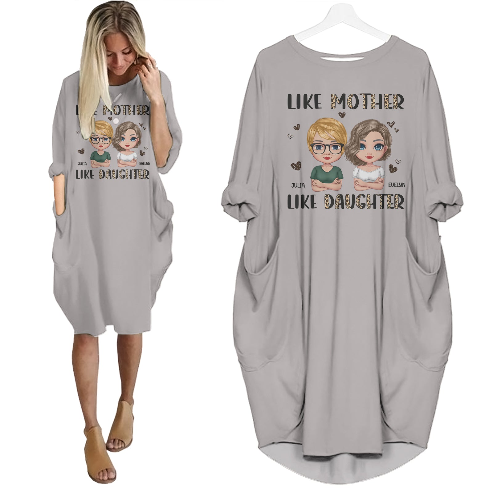 Like Mother Like Daughter Oh Craft - Personalized Pocket Dress