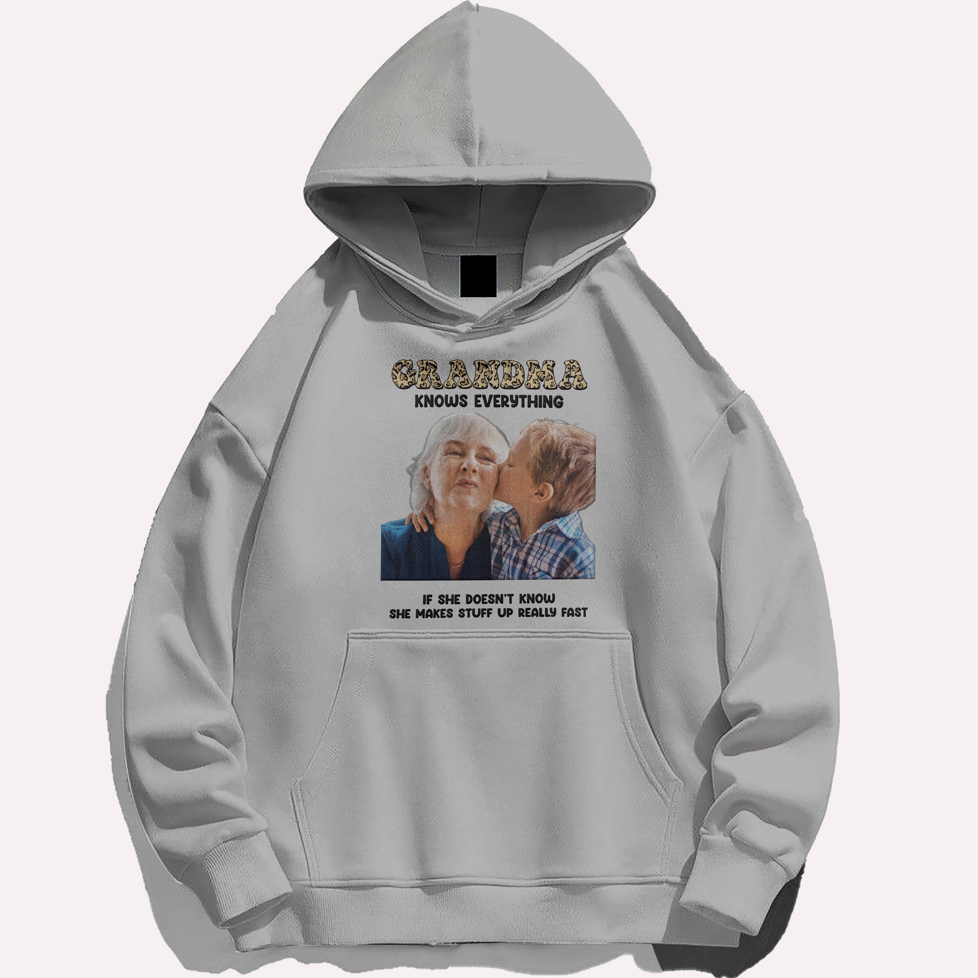 Grandma Knows Everything Custom Embroidered Shirts - Gifts For Mother's day, Birthday Gift For Grandma
