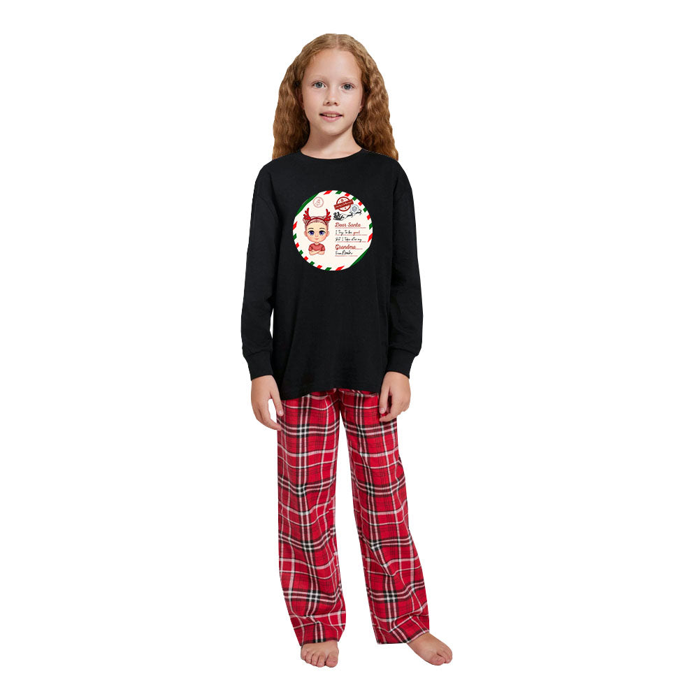 Dear Santa Matching Christmas Pajamas For Family And Pet