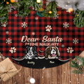 Personalized Christmas Tree Skirt For Dog Lovers