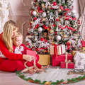 Special Personalized Christmas Pencil Tree Skirt For Dog Lovers
