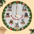 Special Personalized Christmas Pencil Tree Skirt For Dog Lovers