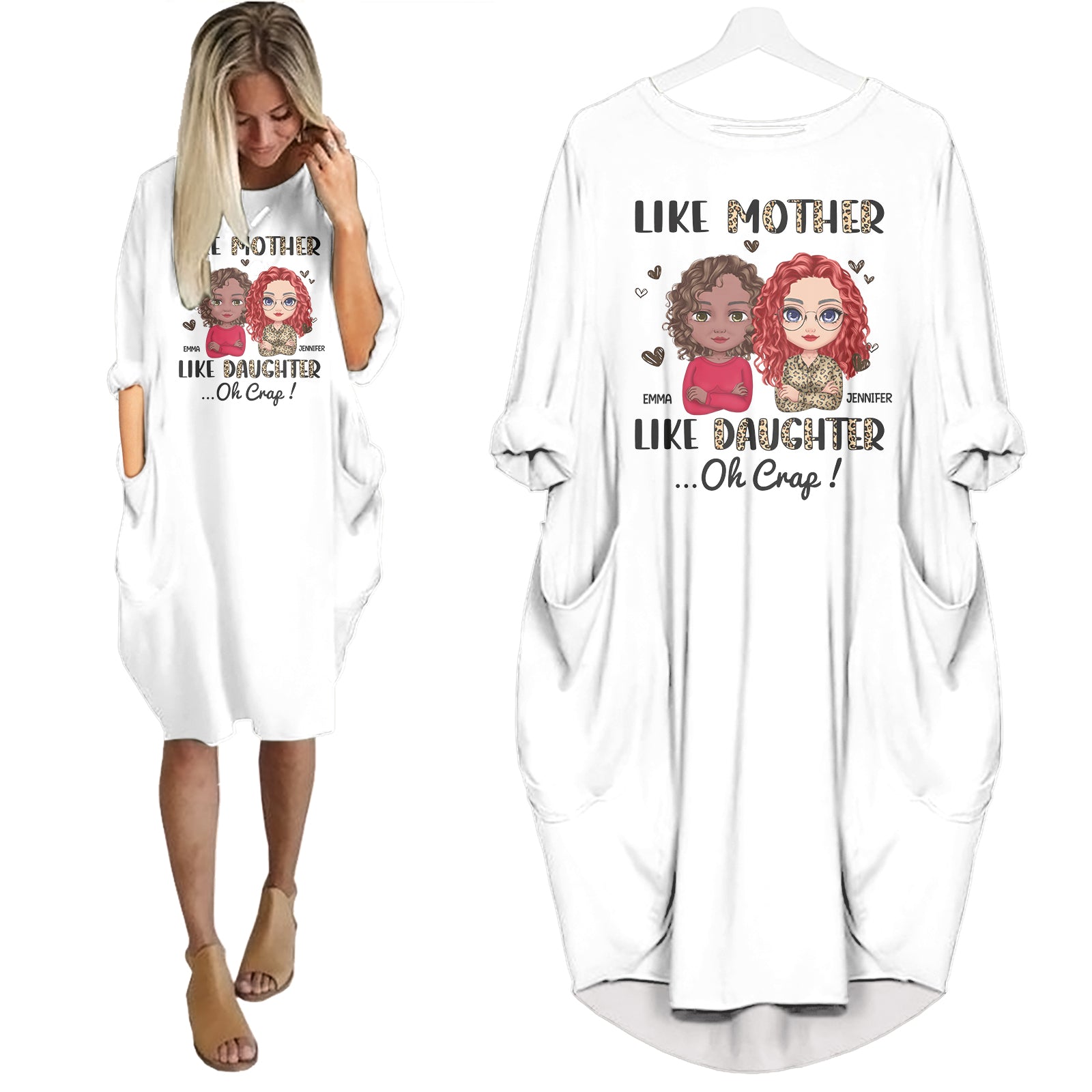 Like Mother Like Daughter Oh Craft - Personalized Pocket Dress