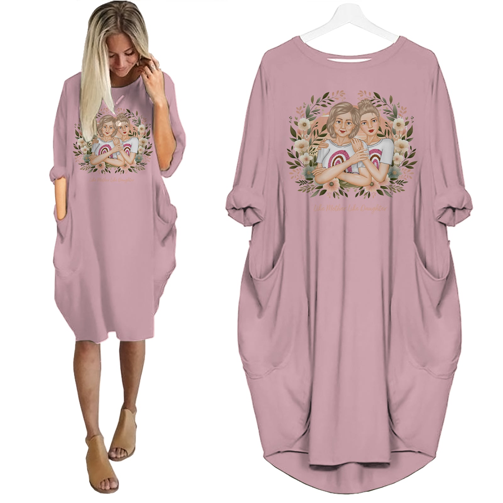 Like Mother Like Daughter - Personalized Pocket Dress - Mother's Day Gifts