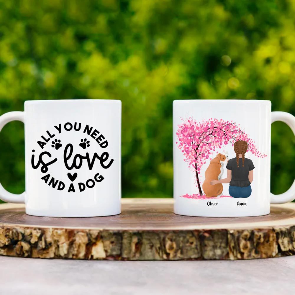 Best Dog Mom Quote Personalized Mug