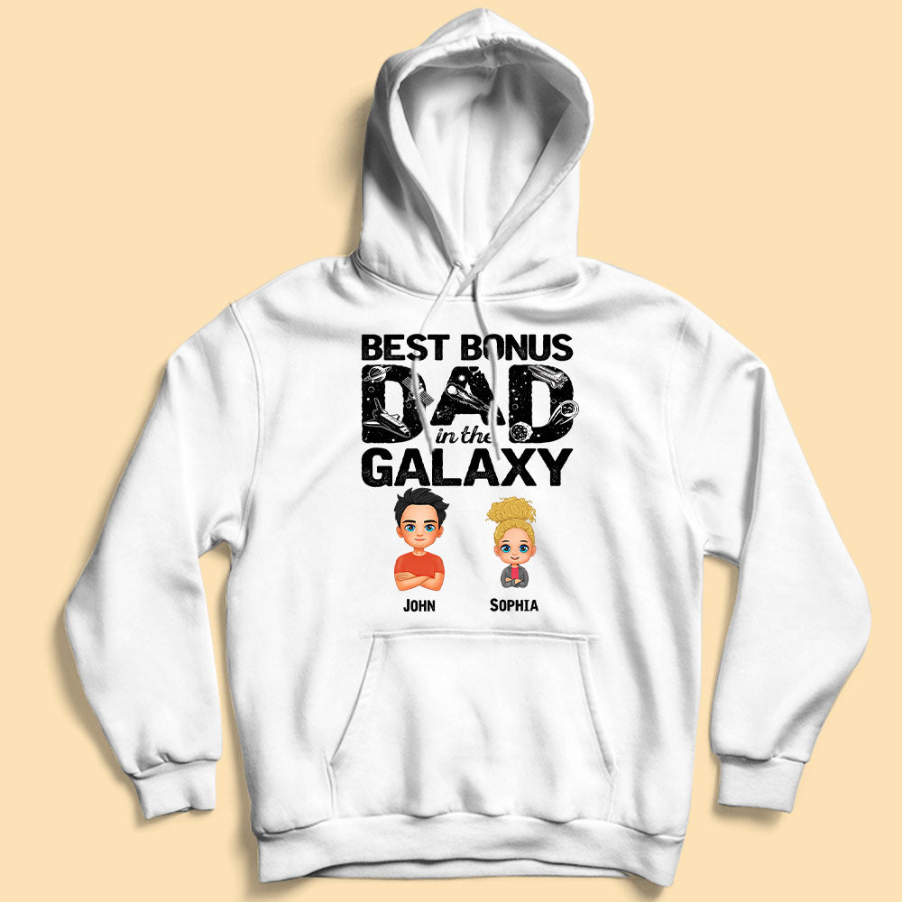 The Best Bonus Dad In The Galaxy Father's Day T-Shirt