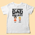 The Best Bonus Dad In The Galaxy Father's Day T-Shirt