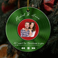 Custom Favorite Song and Photo For Couples - Personalized Ornament