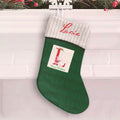 Classic Monogram Personalized Christmas Stocking