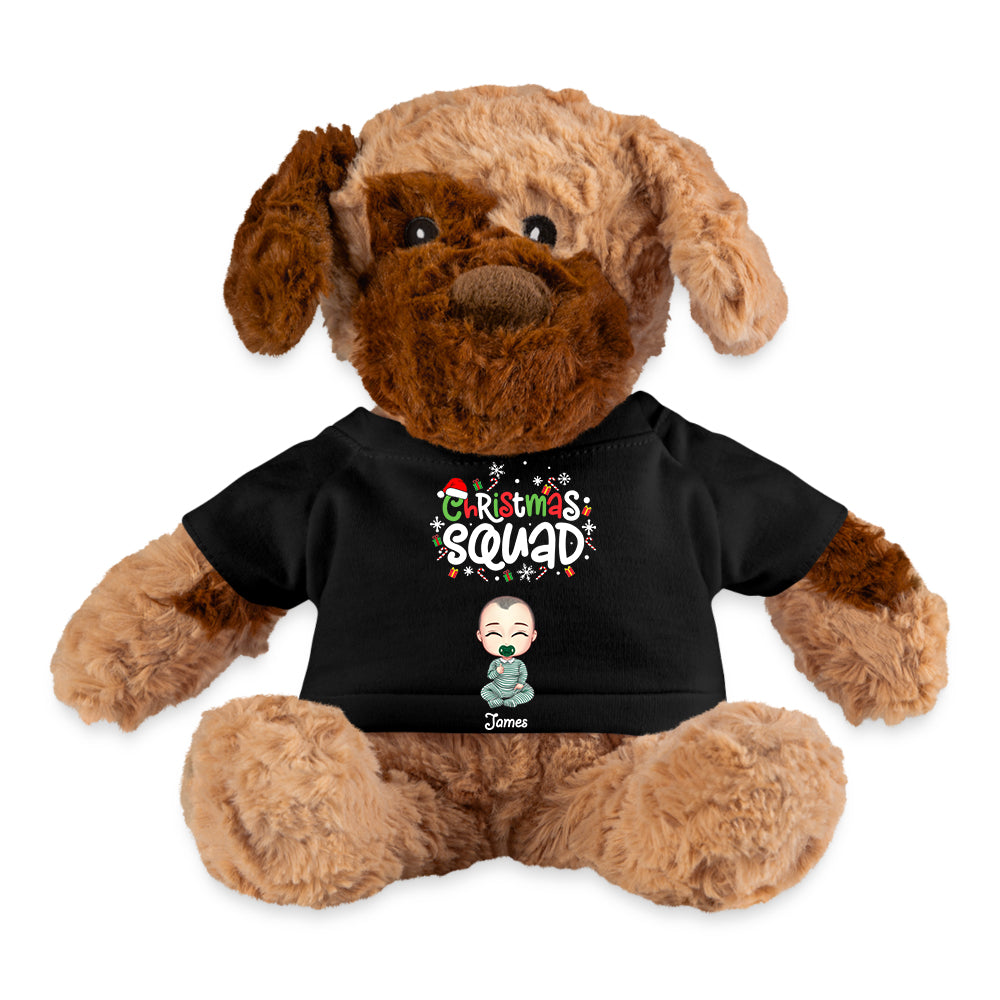 Christmas Squad -  Personalized T- Shirt Fluffy Dog