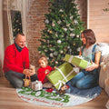 2023 Cheerful Family Personalized Christmas Tree Skirt