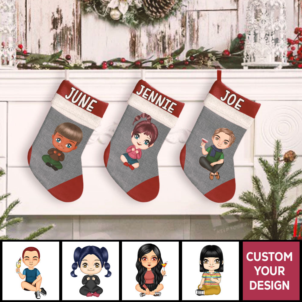 2023 Cute For Family Personalized Christmas Stocking