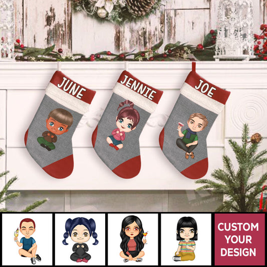 2023 Cute For Family Personalized Christmas Stocking