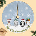 2023 Personalized Christmas Tree Skirt For Cat Lovers