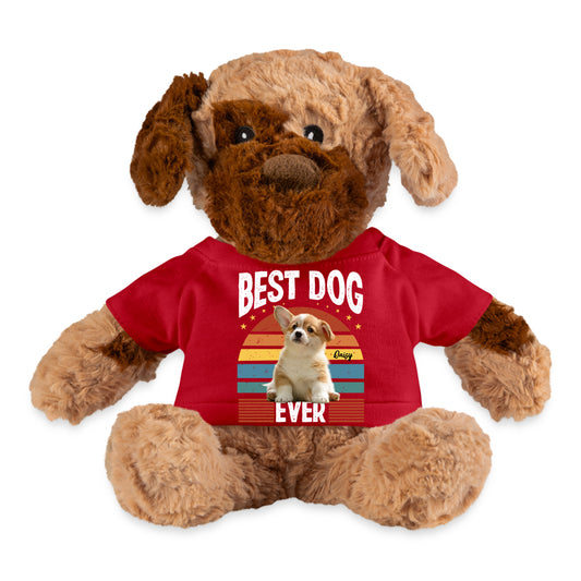 Best Dog Ever -  Personalized T- Shirt Fluffy Dog