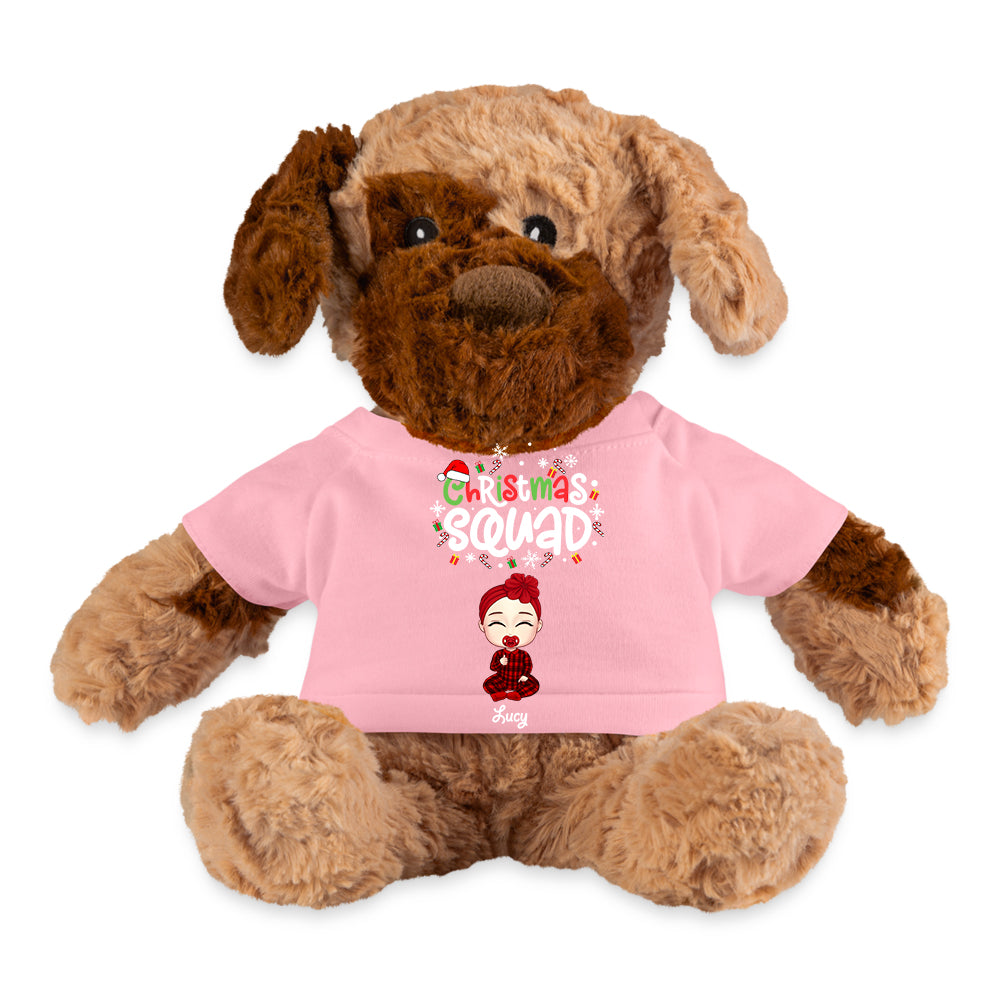 Christmas Squad -  Personalized T- Shirt Fluffy Dog