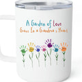 A Garden Of Love Grows In A Grandma's Heart Personalized Coffee Mug