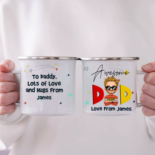 Awesome Dad Love From Child Father's Day Personalized Mug