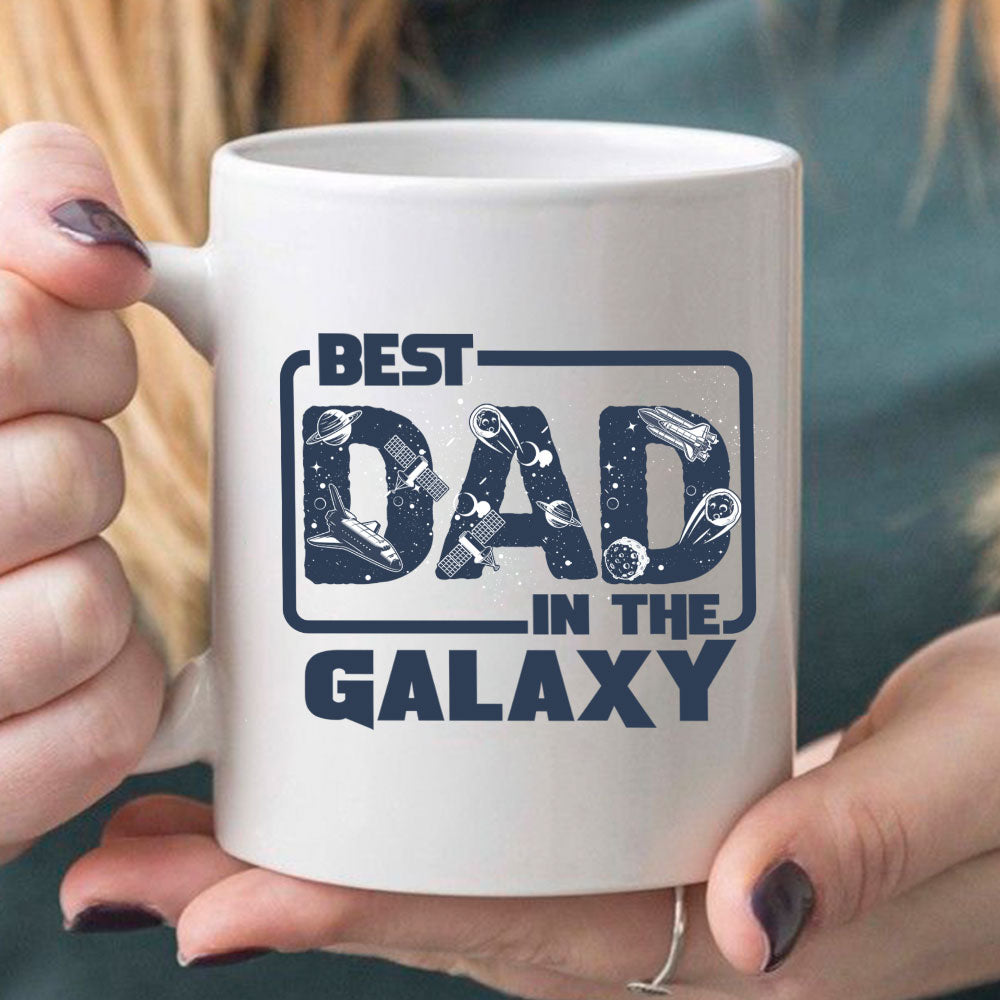 Best Dad In The Galaxy Father's Day Personalized Mug