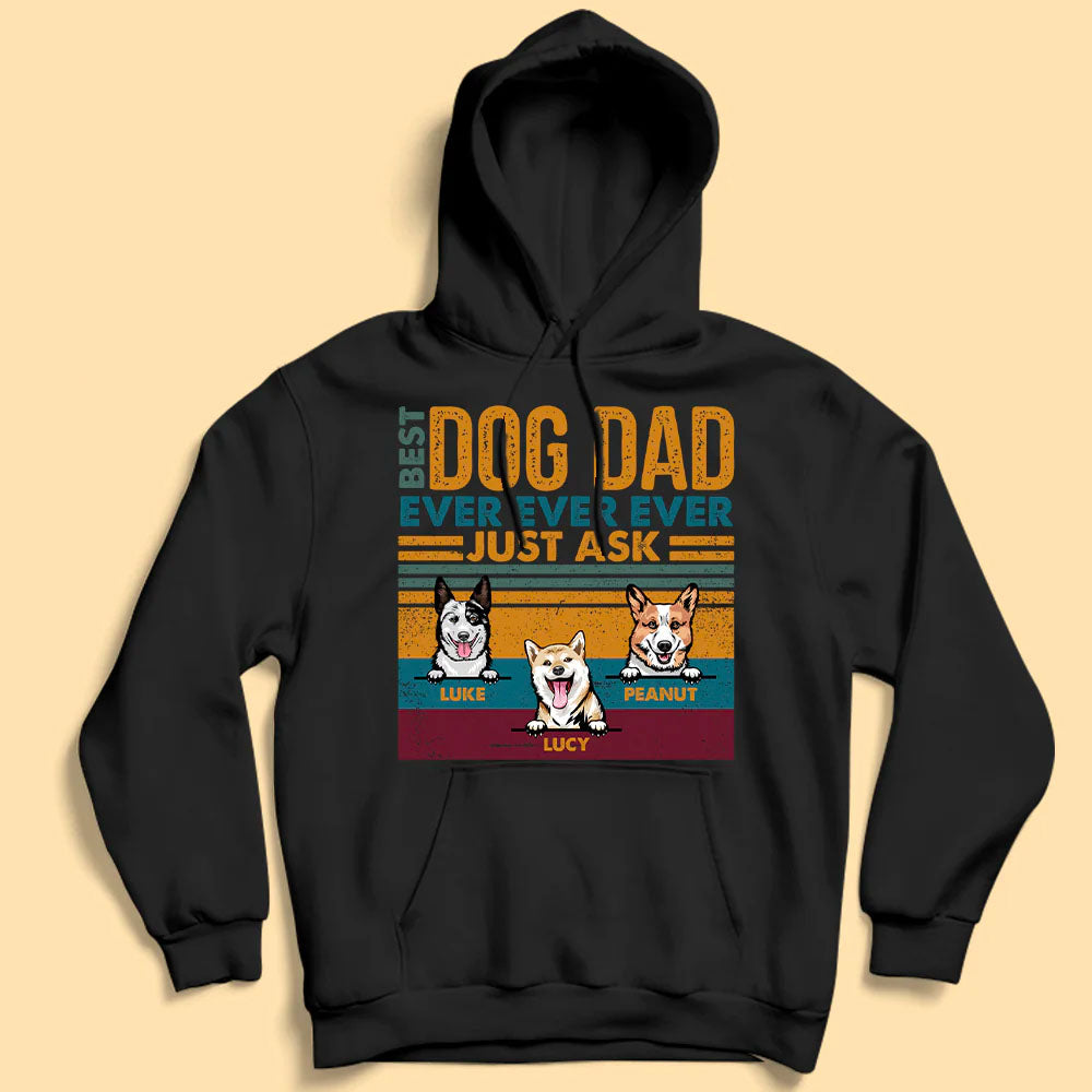 Best Dog Dad Ever Custom Dog Dad Shirt