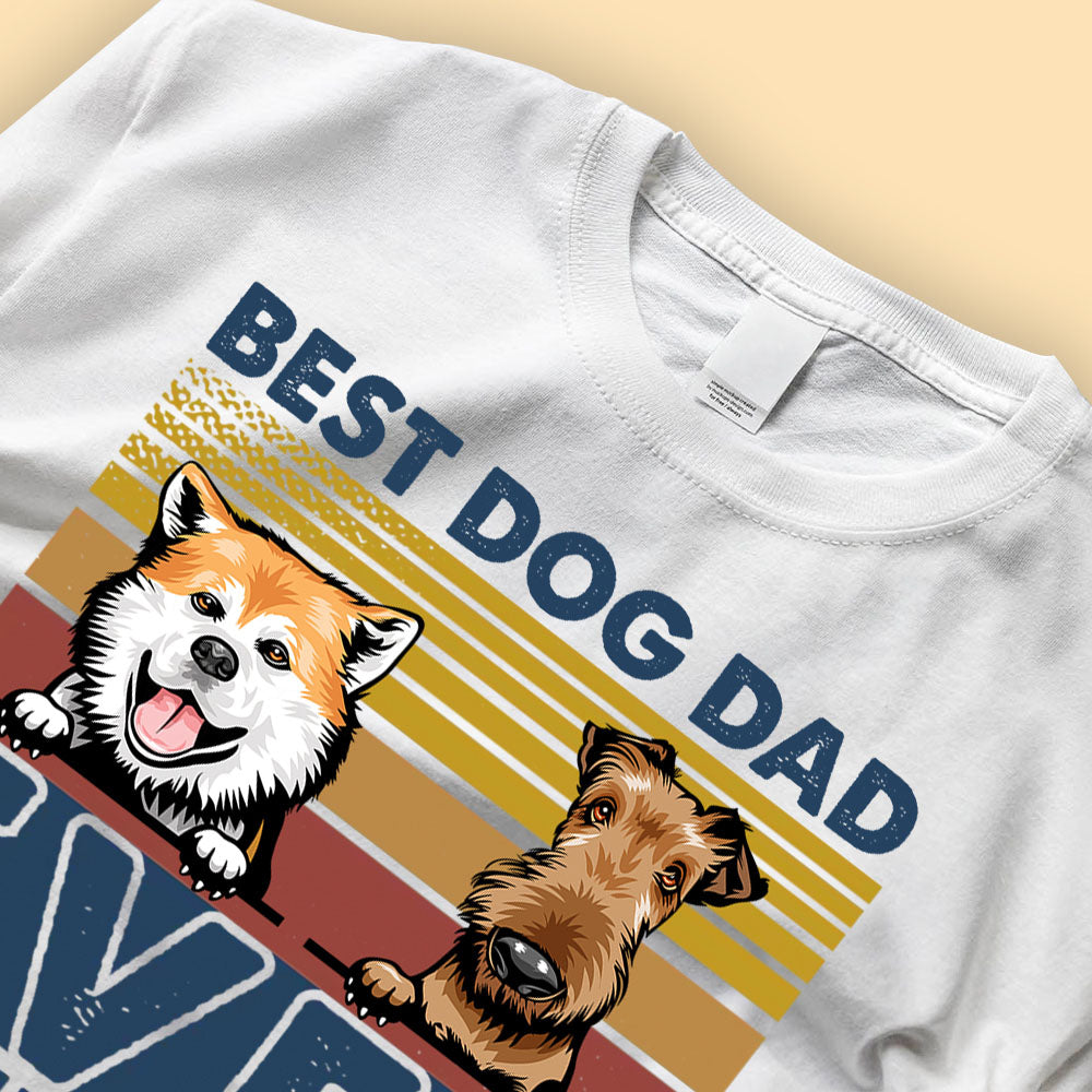 Best Dog Dad Ever, Best Dog Mom Just Ask Retro Personalized Dog Dad, Dog Mom Shirt - Mother's Day, Father's Day, Loving, Gift For Dog Mom, Dog Dad , Dog Lover