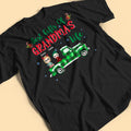 Best Gift Of Grandma's Life Personalized Matching Christmas Shirt