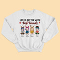 Bestie Gifts Life Is Better With Best Friends Personalized Shirt