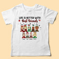 Bestie Gifts Life Is Better With Best Friends Personalized Shirt