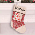 Brocade Monogram Personalized Christmas Stocking