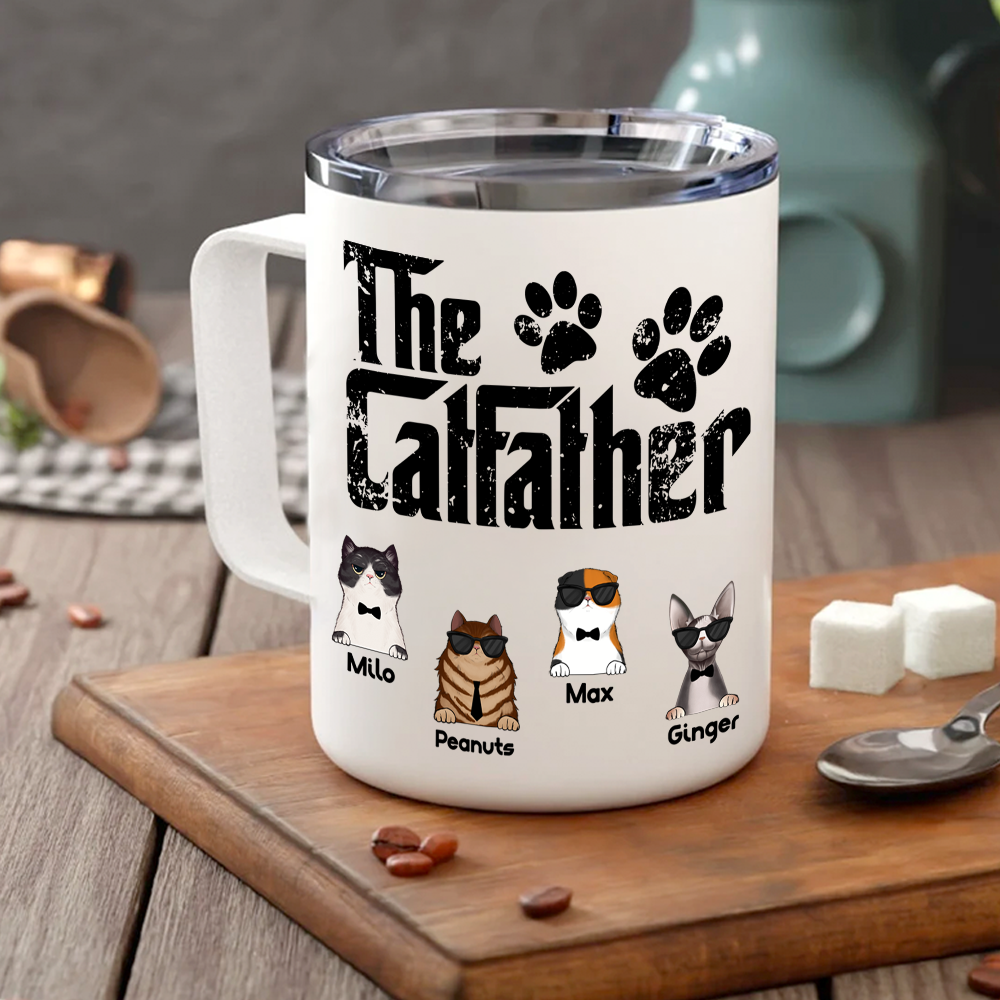 Catfather Father's Day Personalized Mug