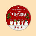 Christmas Personalized Ceramic Xmas Ornament For Cat Lovers