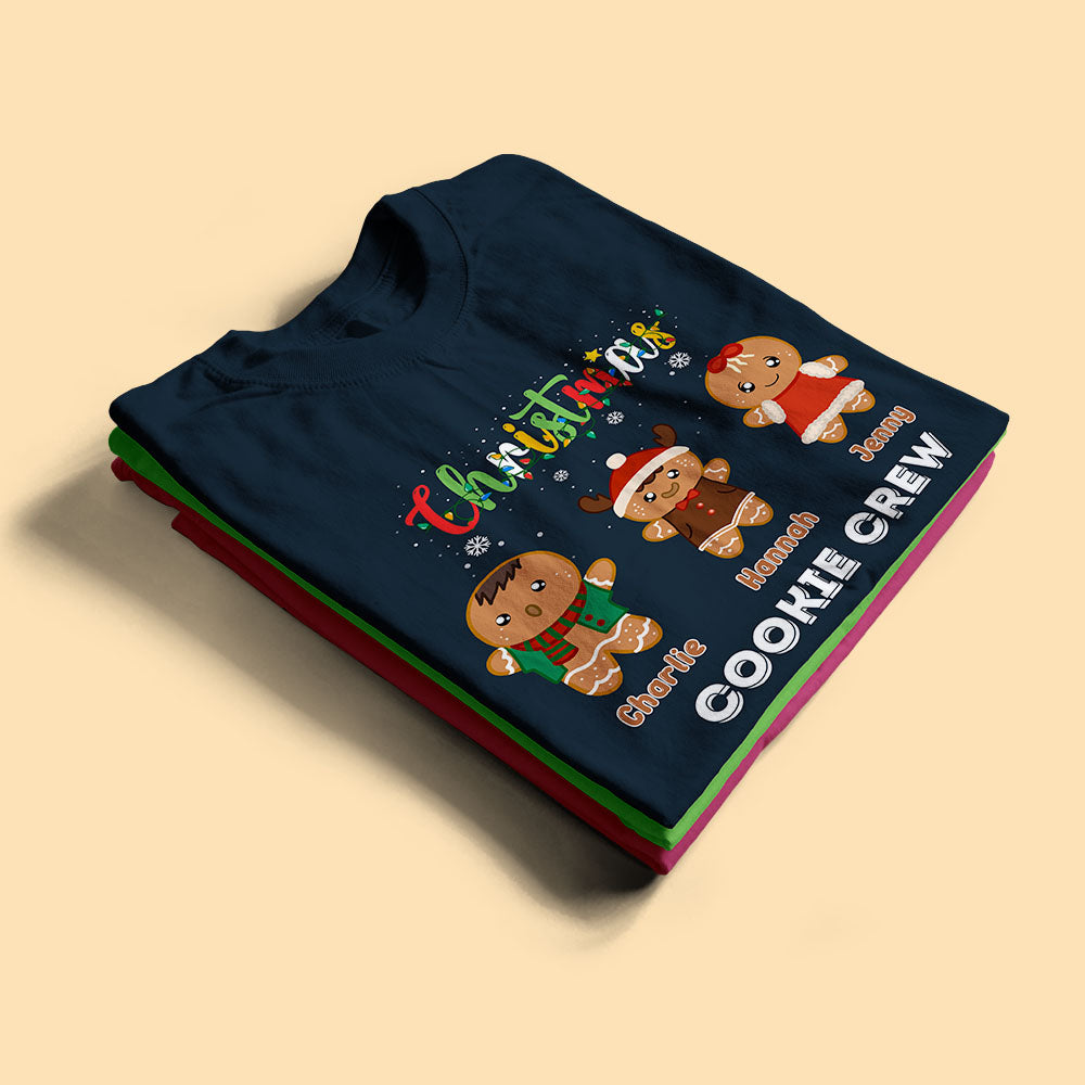 Christmas Cookie Crew Personalized Christmas Shirt