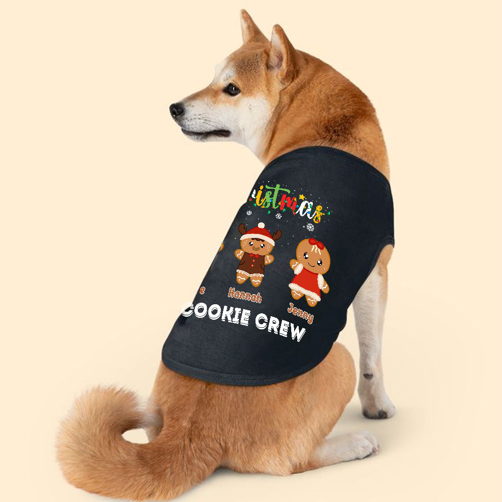 Christmas Cookie Crew Personalized Christmas Shirt