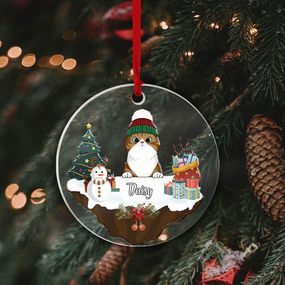 Christmas Personalized Cat Ornaments