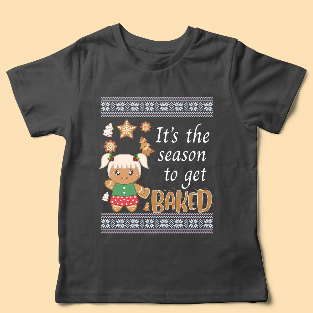 Christmas Shirt It's The Season To Get Baked Personalized Gingerbread