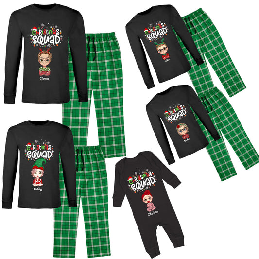 Christmas Squad Matching Christmas Pajamas For Family