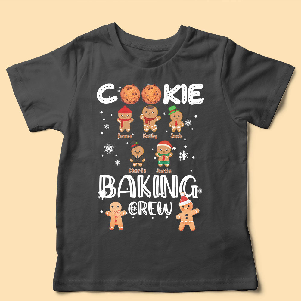 Cookie Baking Crew Personalized Christmas Shirt