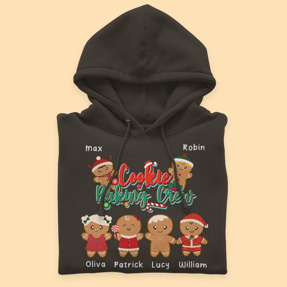 Custom Christmas Shirts For Family Cookie Baking Crew