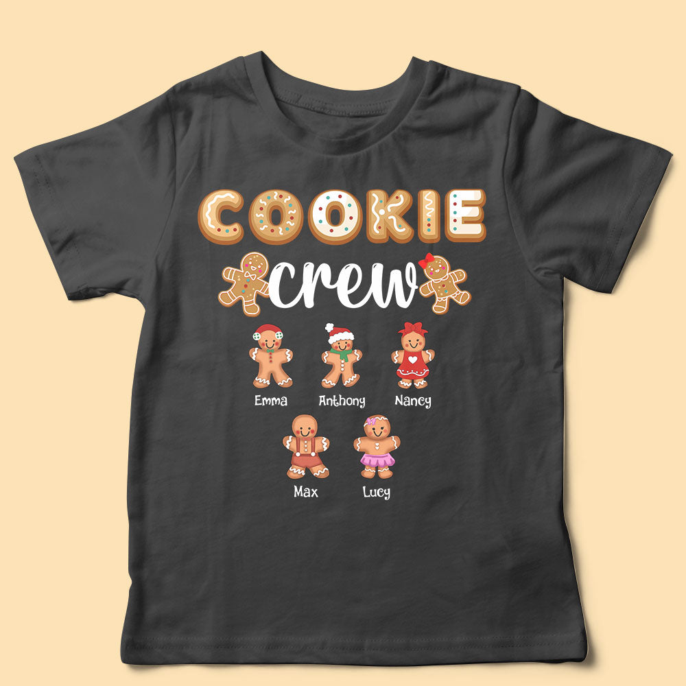 Custom Christmas Shirts For Family Cookie Crew