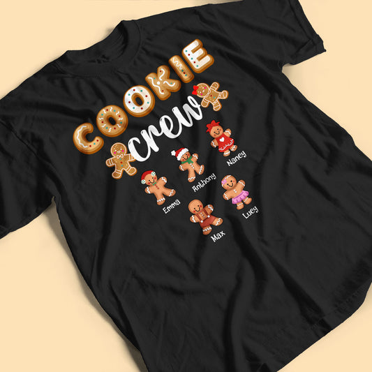 Custom Christmas Shirts For Family Cookie Crew