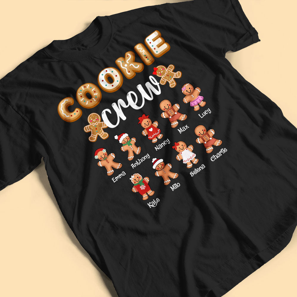 Custom Christmas Shirts For Family Cookie Crew