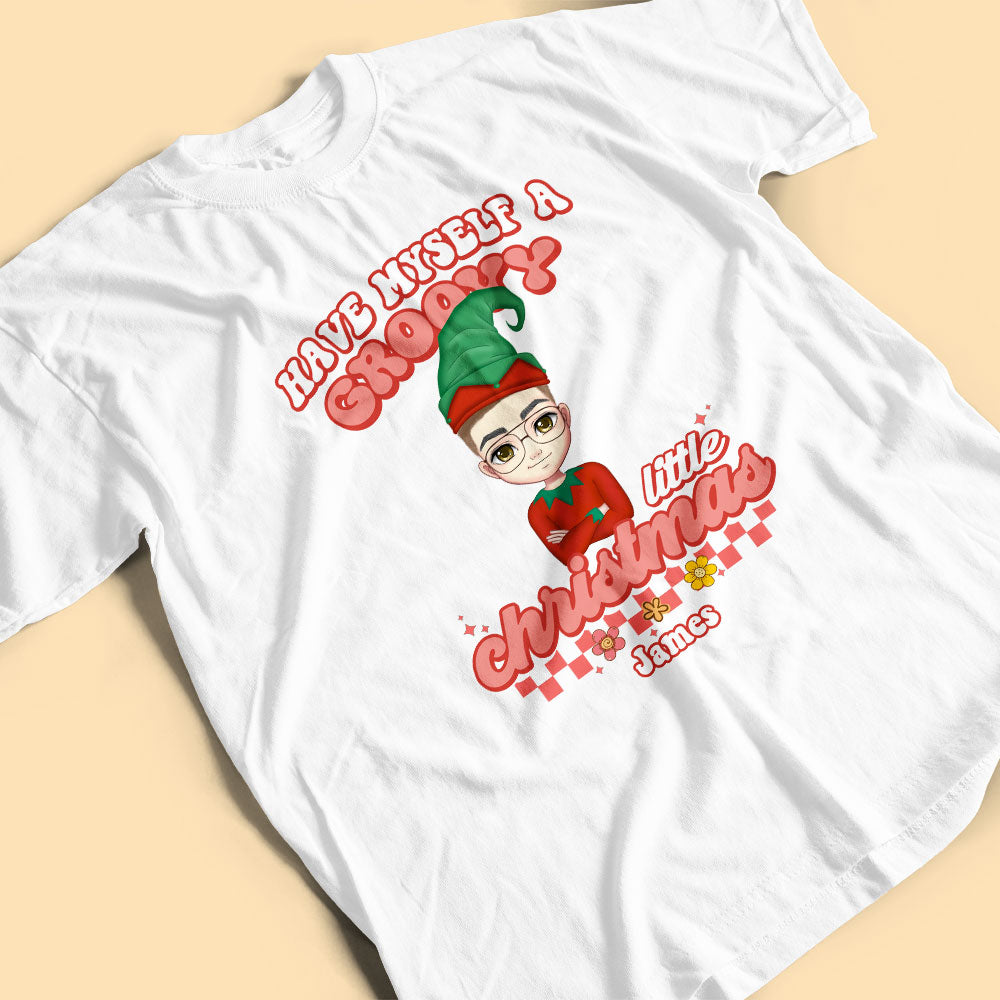 Custom Christmas Shirts Have Myself A Groovy Little Christmas