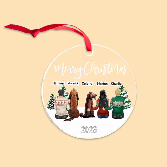 Custom Family Christmas Ornaments 2023