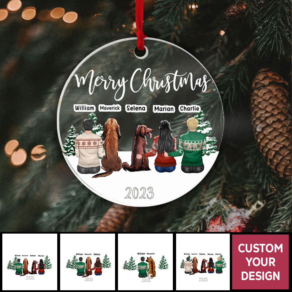 Custom Family Christmas Ornaments 2023