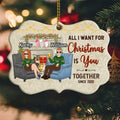 Custom Ornaments All I Want For Christmas Is You Together Since