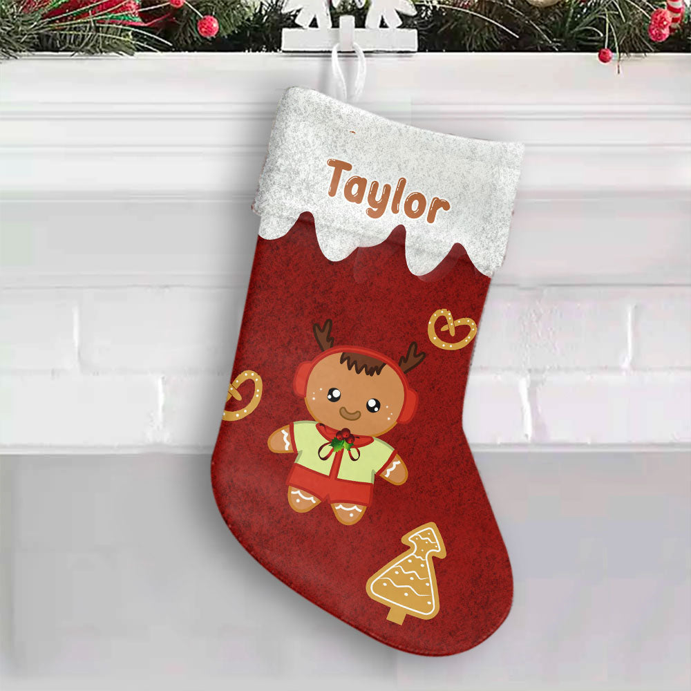 Cute Cooking Crew Personalized Christmas Stocking