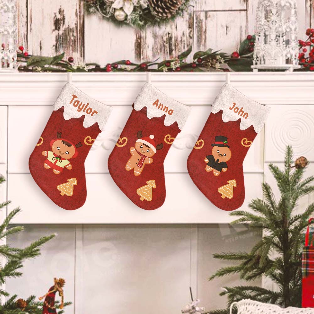 Cute Cooking Crew Personalized Christmas Stocking